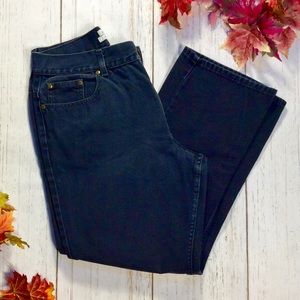 L.L. Bean Original Fit Black Cotton Jeans